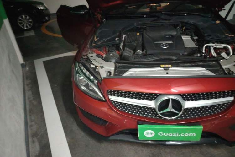 Used Mercedes-Benz C-Class 2017 Facelift C 200 Coupe Engine Bay Right