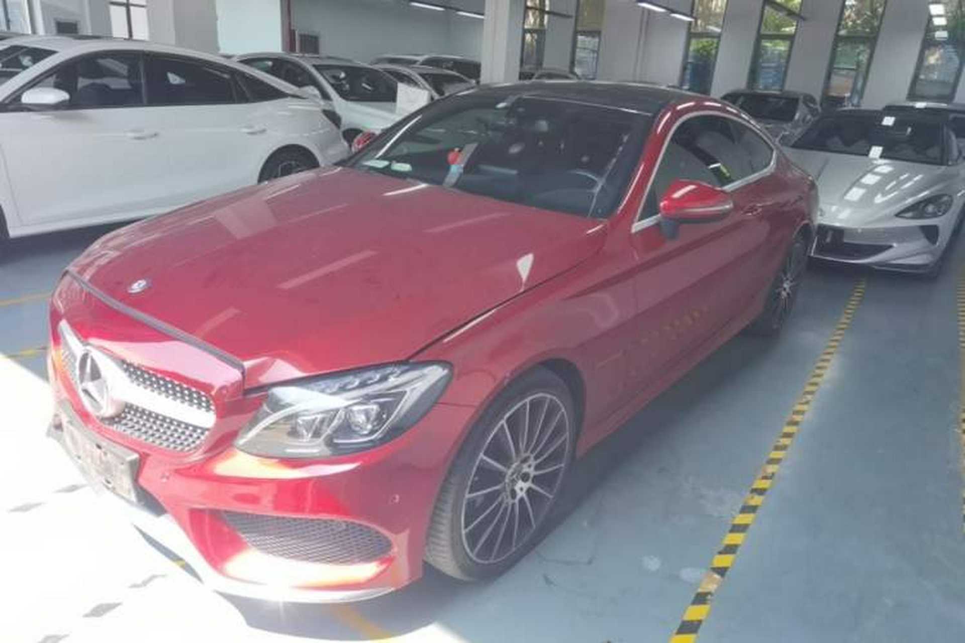 Used Mercedes-Benz C-Class 2017 C 200 4MATIC Coupe Front Left 45 Deg