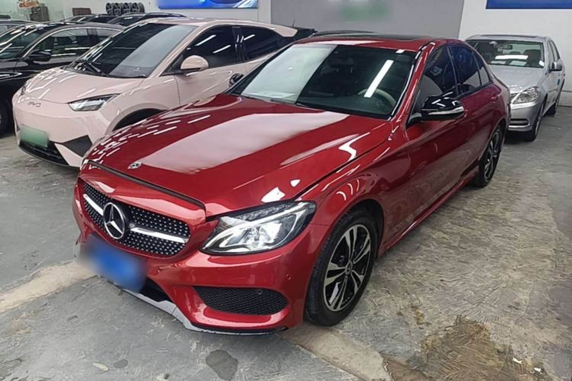 Used Mercedes-Benz C-Class 2017 Restyled C 200 Sport Edition Front Left 45 Deg