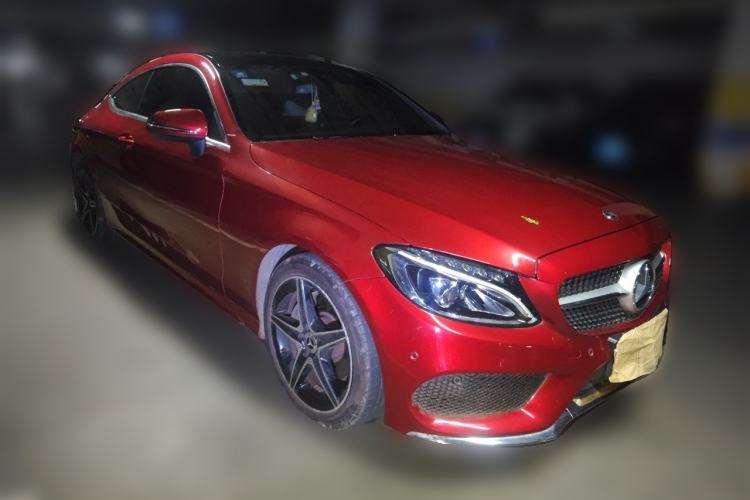 Used Mercedes-Benz C-Class 2017 Facelift C 200 Coupe Front Right 45 Deg