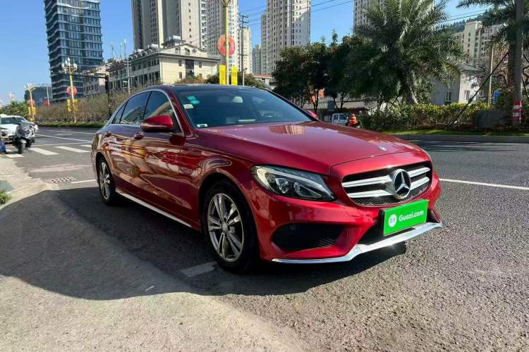 Used Mercedes-Benz C-Class 2017 C 200 L Sport Edition Front Right 45 Deg