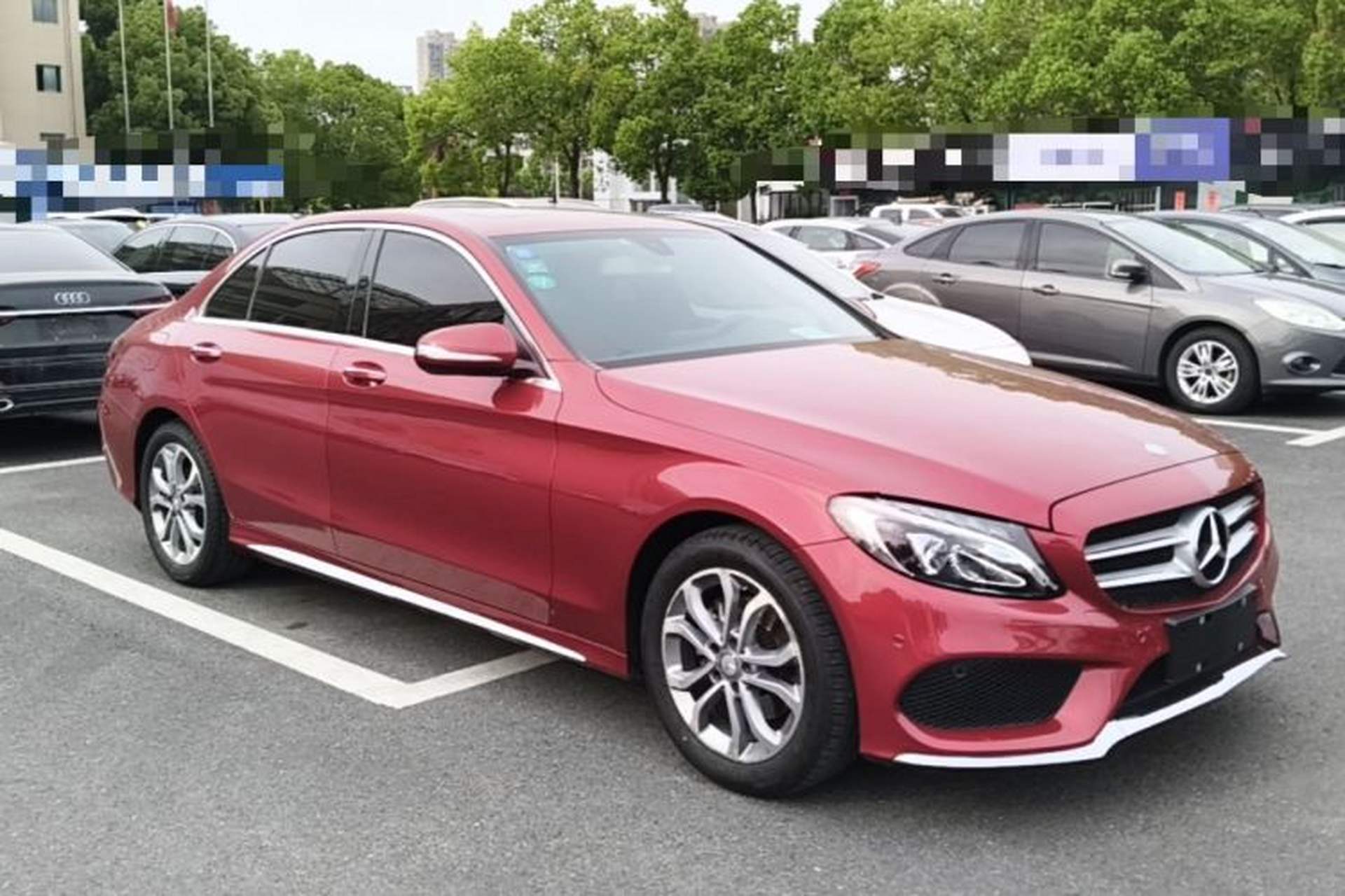 Used Mercedes-Benz C-Class 2017 C 180 L Sport Edition Front Right 45 Deg