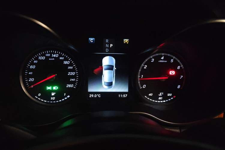Used Mercedes-Benz C-Class 2017 Facelift C 200 Coupe Instrument Cluster