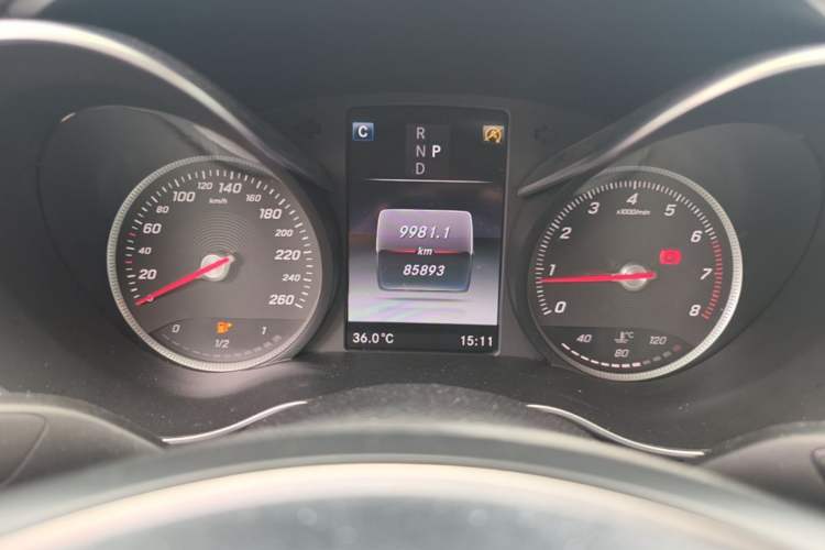 Used Mercedes-Benz C-Class 2017 Facelift C 200 L Sport Edition Instrument Cluster