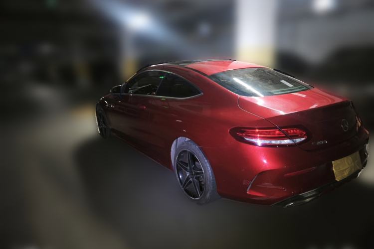 Used Mercedes-Benz C-Class 2017 Facelift C 200 Coupe Rear Left 45 Deg