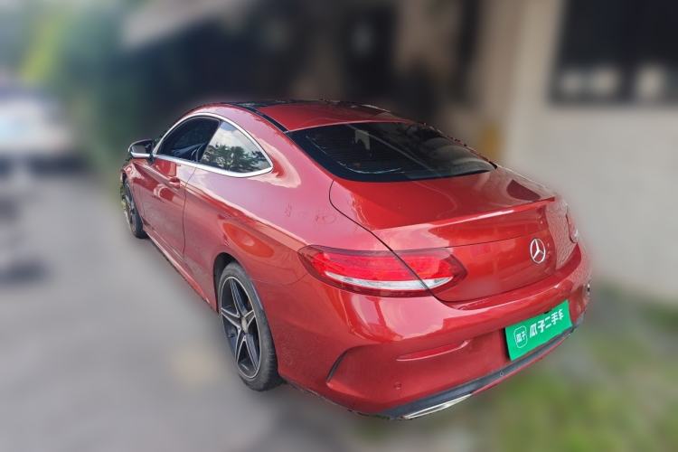 Used Mercedes-Benz C-Class 2017 C 200 Coupe Rear Left 45 Deg