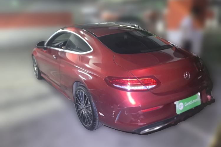 Used Mercedes-Benz C-Class 2017 C 200 4MATIC Coupe Rear Left 45 Deg
