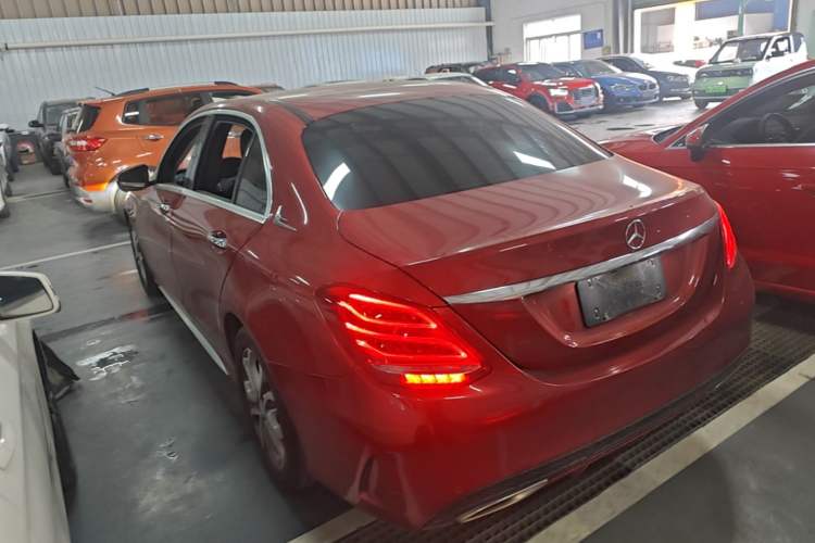 Used Mercedes-Benz C-Class 2017 C 180 L Sport Edition Rear Left 45 Deg