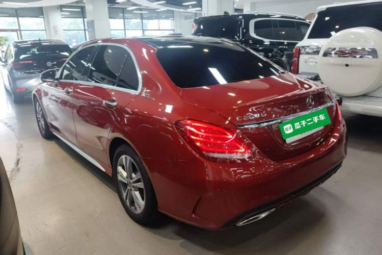 Used Mercedes-Benz C-Class 2017 Facelift C 200 L Sport Edition Rear Left 45 Deg