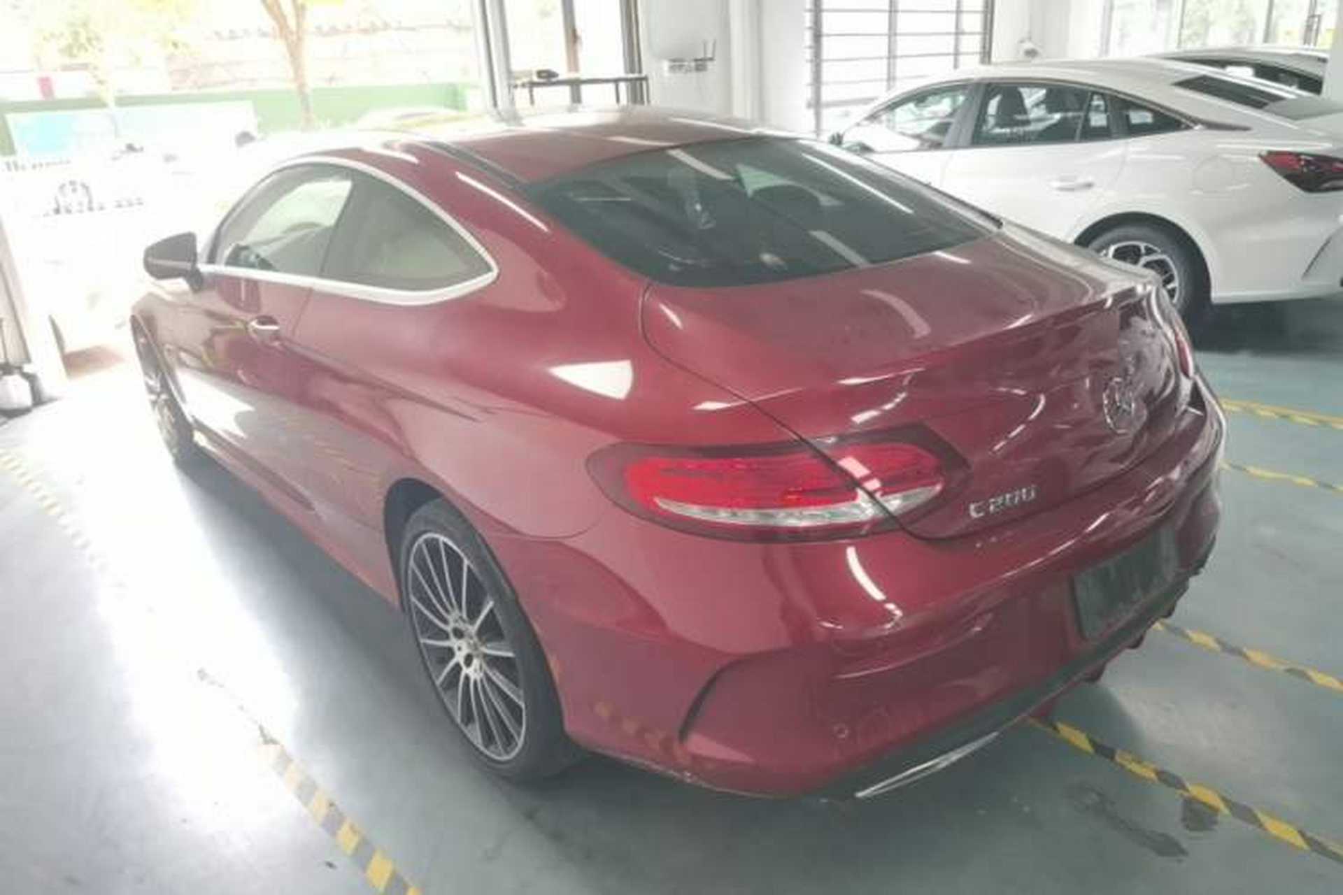 Used Mercedes-Benz C-Class 2017 C 200 4MATIC Coupe Rear Left 45 Deg