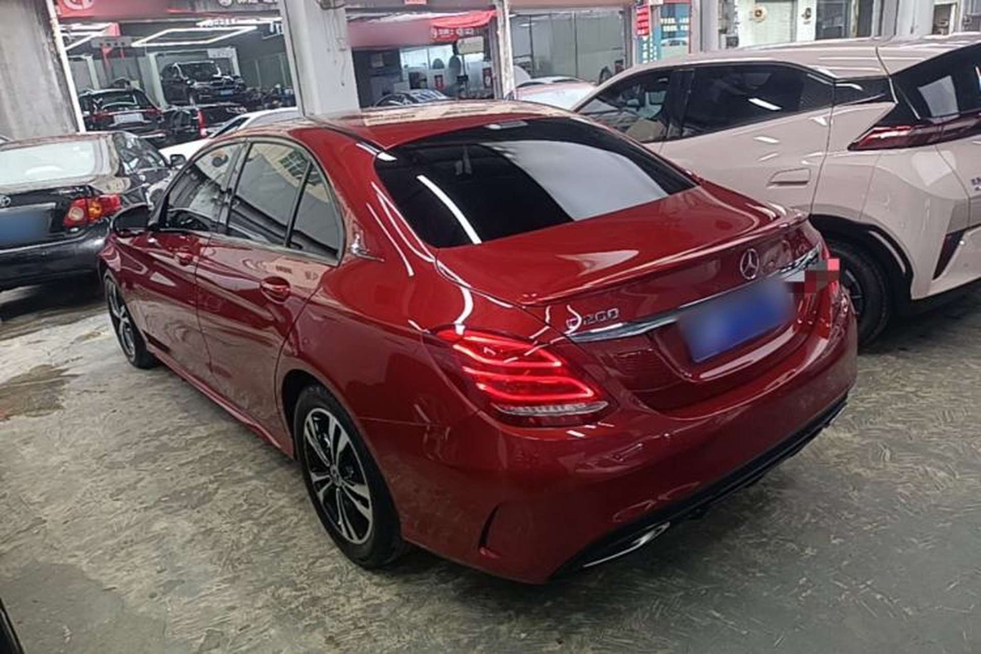 Used Mercedes-Benz C-Class 2017 Restyled C 200 Sport Edition Rear Left 45 Deg