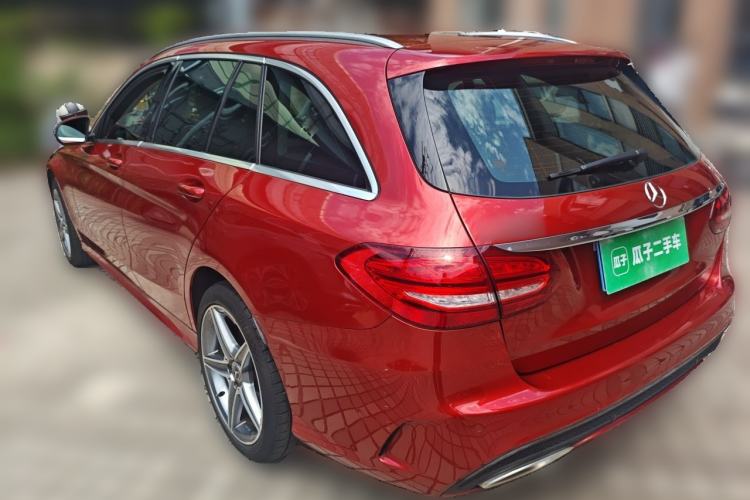 Used Mercedes-Benz C-Class 2017 Facelift C 200 Station Wagon Rear Left 45 Deg