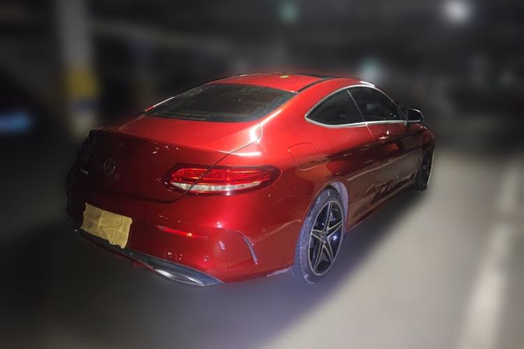 Used Mercedes-Benz C-Class 2017 Facelift C 200 Coupe Rear Right 45 Deg
