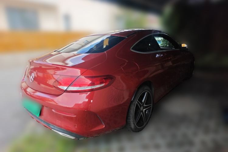 Used Mercedes-Benz C-Class 2017 C 200 Coupe Rear Right 45 Deg