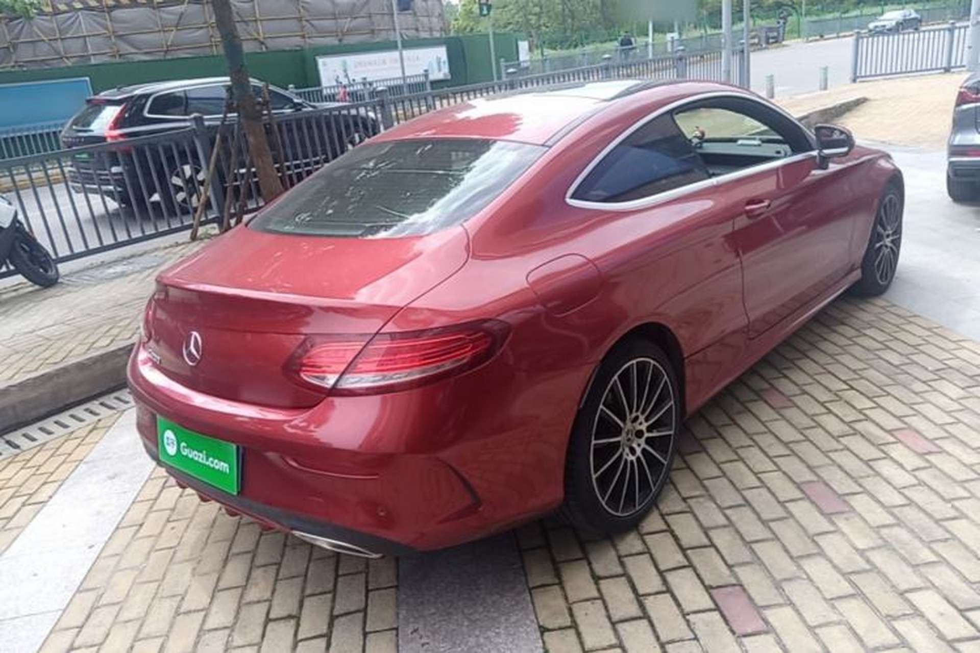 Used Mercedes-Benz C-Class 2017 C 200 4MATIC Coupe Rear Right 45 Deg
