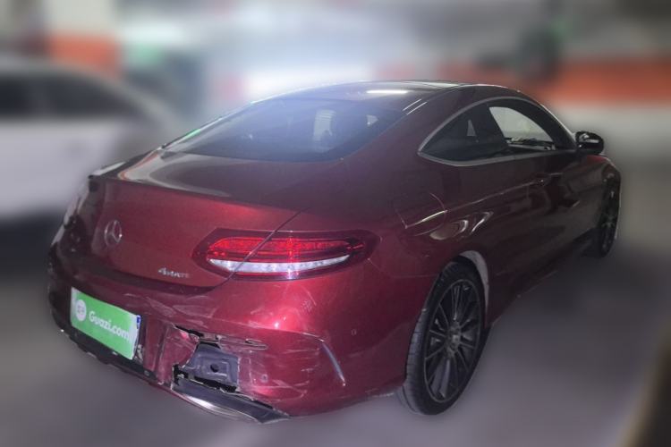 Used Mercedes-Benz C-Class 2017 C 200 4MATIC Coupe Rear Right 45 Deg