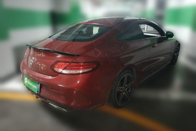 Used Mercedes-Benz C-Class 2017 Facelift C 200 Coupe Rear Right 45 Deg