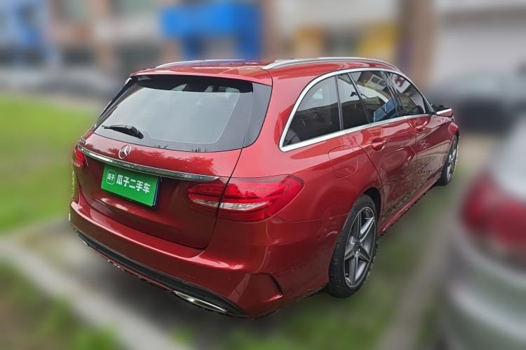 Used Mercedes-Benz C-Class 2017 Facelift C 200 Station Wagon Rear Right 45 Deg