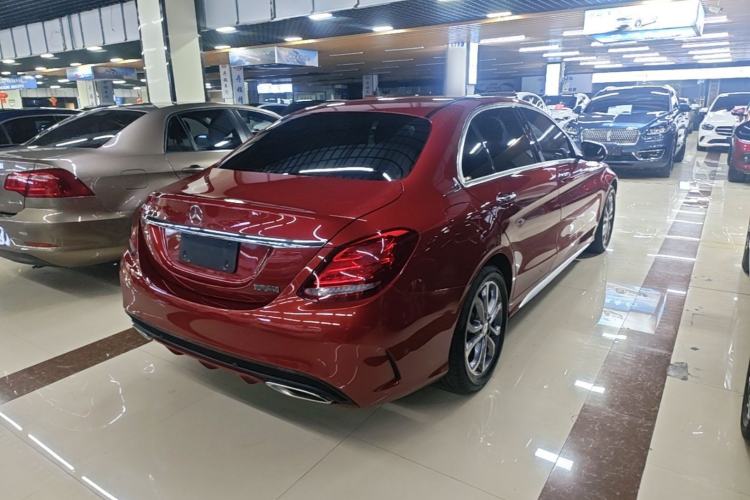 Used Mercedes-Benz C-Class 2017 C 180 L Sport Edition Rear Right 45 Deg
