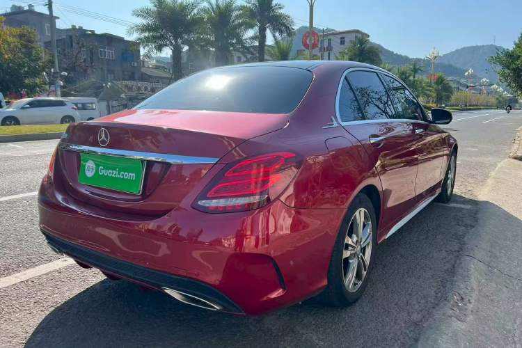 Used Mercedes-Benz C-Class 2017 C 200 L Sport Edition Rear Right 45 Deg