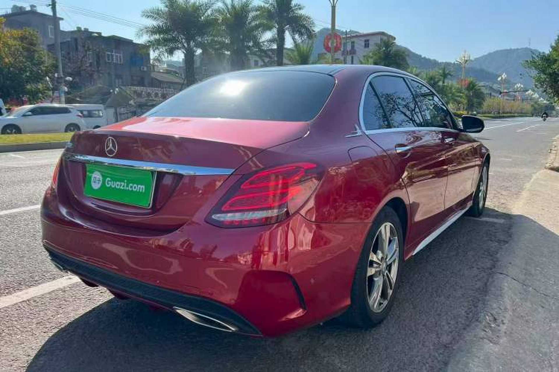 Used Mercedes-Benz C-Class 2017 C 200 L Sport Edition Rear Right 45 Deg
