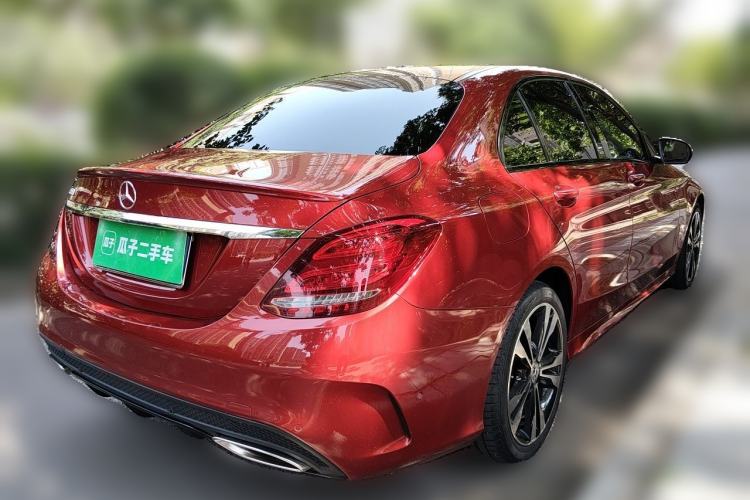 Used Mercedes-Benz C-Class 2017 Facelift C 200 Sport Edition 4MATIC Rear Right 45 Deg