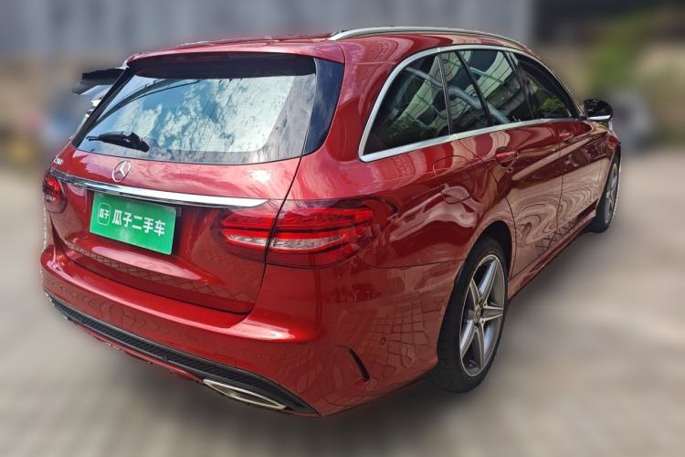 Used Mercedes-Benz C-Class 2017 Facelift C 200 Station Wagon Rear Right 45 Deg