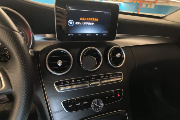 Used Mercedes-Benz C-Class 2017 C 200 L Sport Edition Audio And AC Panel