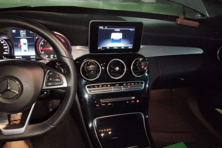 Used Mercedes-Benz C-Class 2017 C 200 Sport Edition Audio And AC Panel