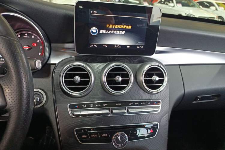 Used Mercedes-Benz C-Class 2017 Facelift C 180 Estate Audio And AC Panel