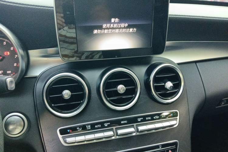 Used Mercedes-Benz C-Class 2017 C 180 L Sport Edition Audio And AC Panel