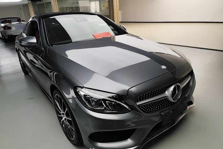 Used Mercedes-Benz C-Class 2017 C 300 Coupe Front Right 45 Deg