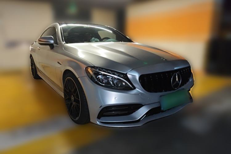 Used Mercedes-Benz C-Class 2017 C 200 4MATIC Coupe Front Right 45 Deg
