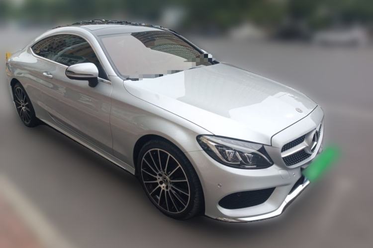 Used Mercedes-Benz C-Class 2017 C 200 4MATIC Coupe Front Right 45 Deg