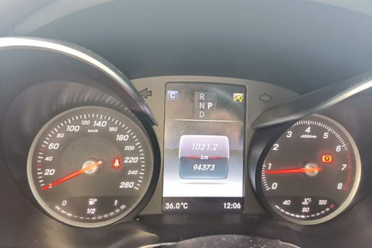 Used Mercedes-Benz C-Class 2017 Restyled C 180 L Fashion Edition Sport Version Instrument Cluster