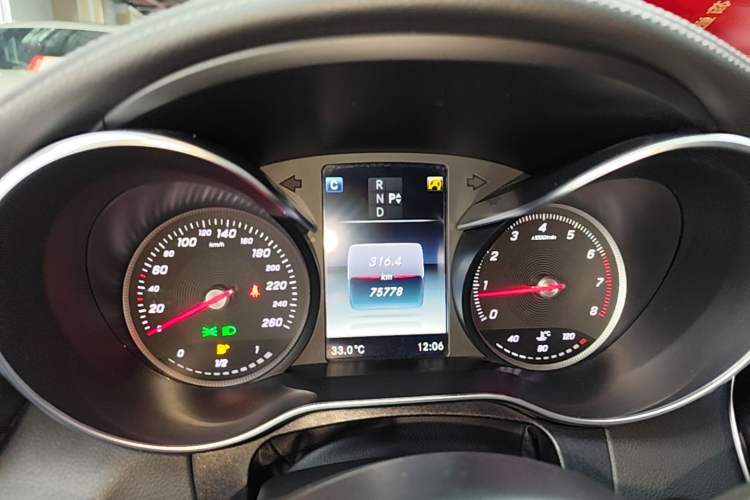 Used Mercedes-Benz C-Class 2017 C 300 Coupe Instrument Cluster
