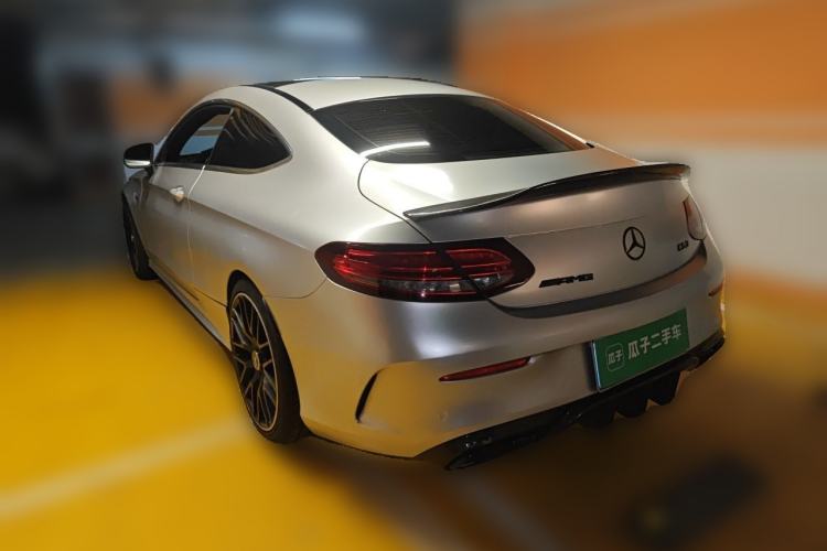 Used Mercedes-Benz C-Class 2017 C 200 4MATIC Coupe Rear Left 45 Deg