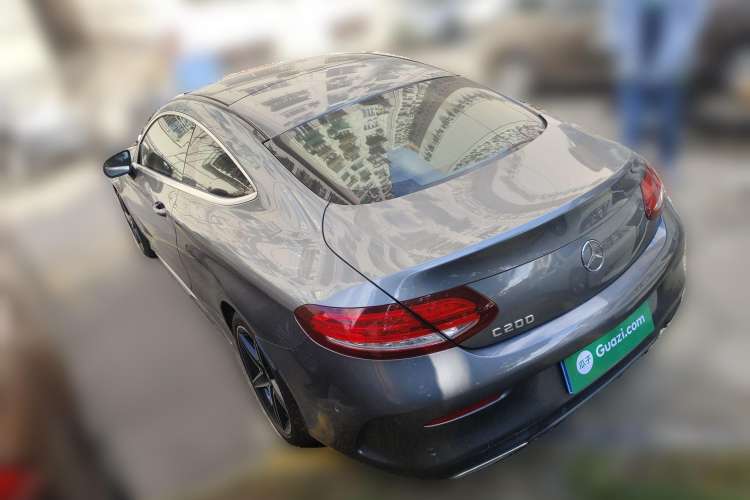 Used Mercedes-Benz C-Class 2017 Facelift C 200 Coupe Rear Left 45 Deg