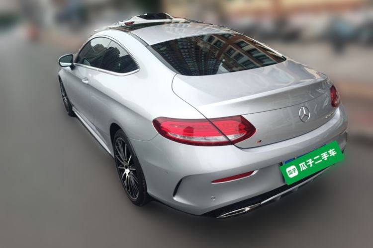 Used Mercedes-Benz C-Class 2017 C 200 4MATIC Coupe Rear Left 45 Deg