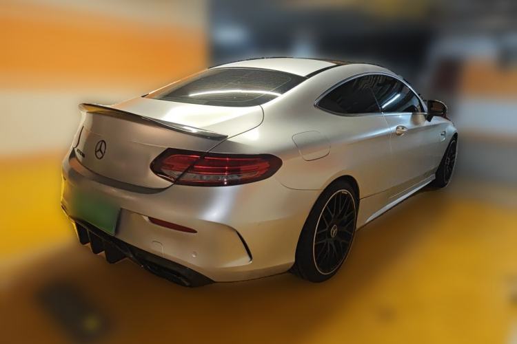 Used Mercedes-Benz C-Class 2017 C 200 4MATIC Coupe Rear Right 45 Deg