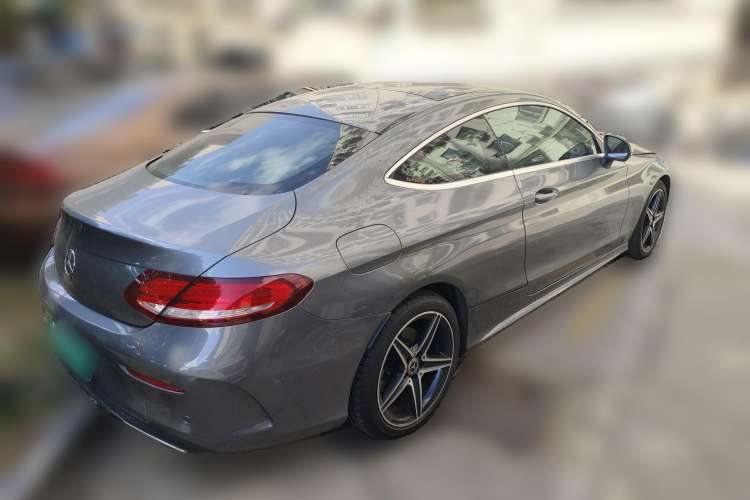 Used Mercedes-Benz C-Class 2017 Facelift C 200 Coupe Rear Right 45 Deg