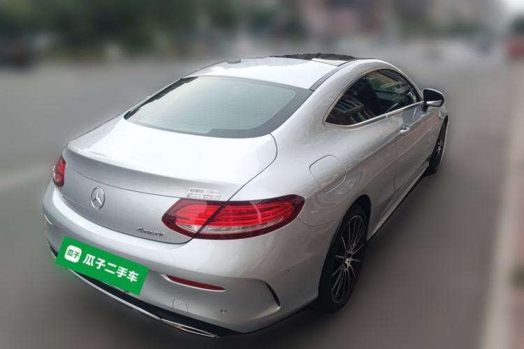Used Mercedes-Benz C-Class 2017 C 200 4MATIC Coupe Rear Right 45 Deg