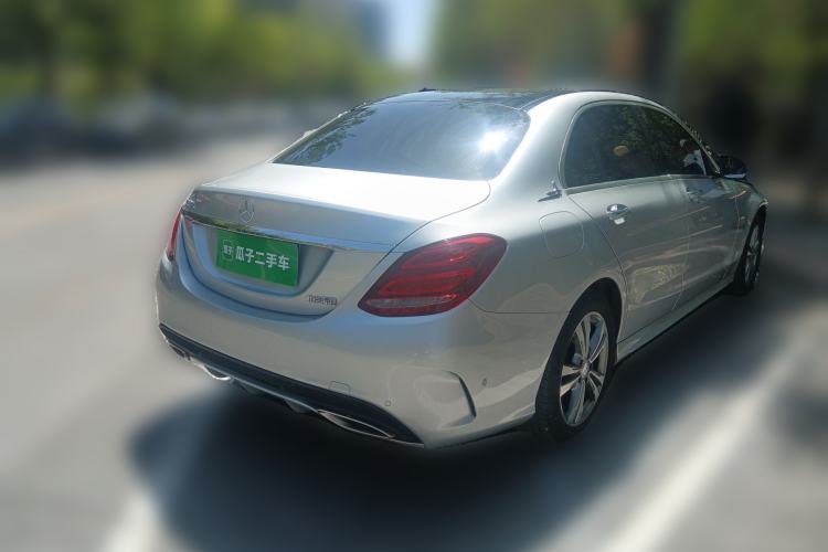 Used Mercedes-Benz C-Class 2017 C 200 L Sport Edition Rear Right 45 Deg