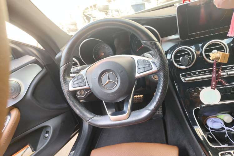 Used Mercedes-Benz C-Class 2017 Facelift C 200 Coupe Steering Wheel