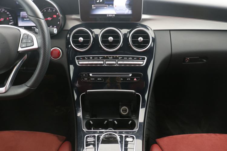 Used Mercedes-Benz C-Class 2017 Restyled C 200 Sport Edition Audio And AC Panel