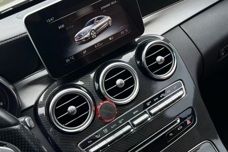 Used Mercedes-Benz C-Class 2017 C 200 4MATIC Coupe Audio And AC Panel