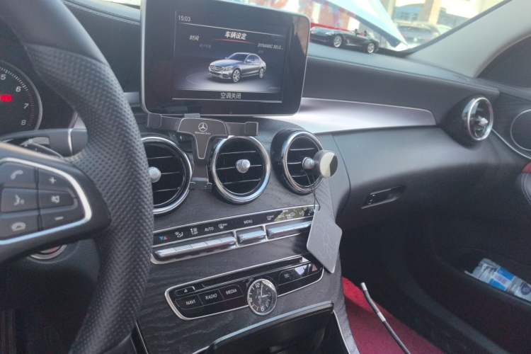 Used Mercedes-Benz C-Class 2017 C 200 L Sport Edition Audio And AC Panel