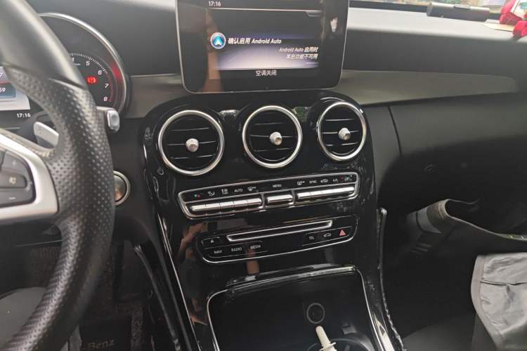 Used Mercedes-Benz C-Class 2017 Restyled C 200 Sport Edition Audio And AC Panel