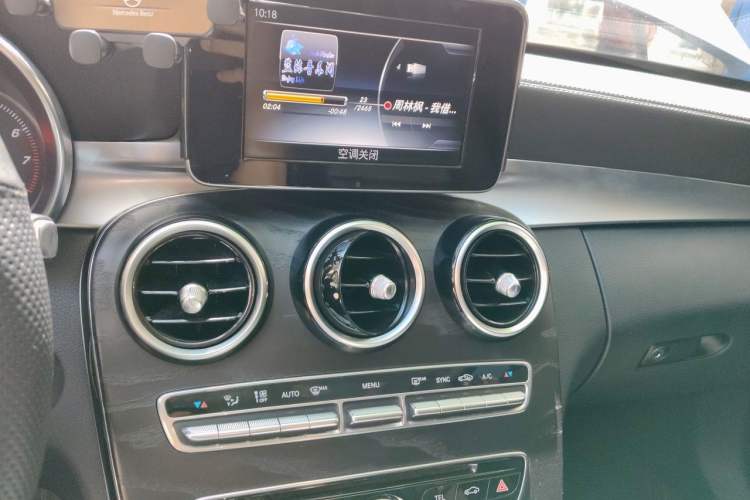 Used Mercedes-Benz C-Class 2017 Facelift C 200 L Sport Edition Audio And AC Panel