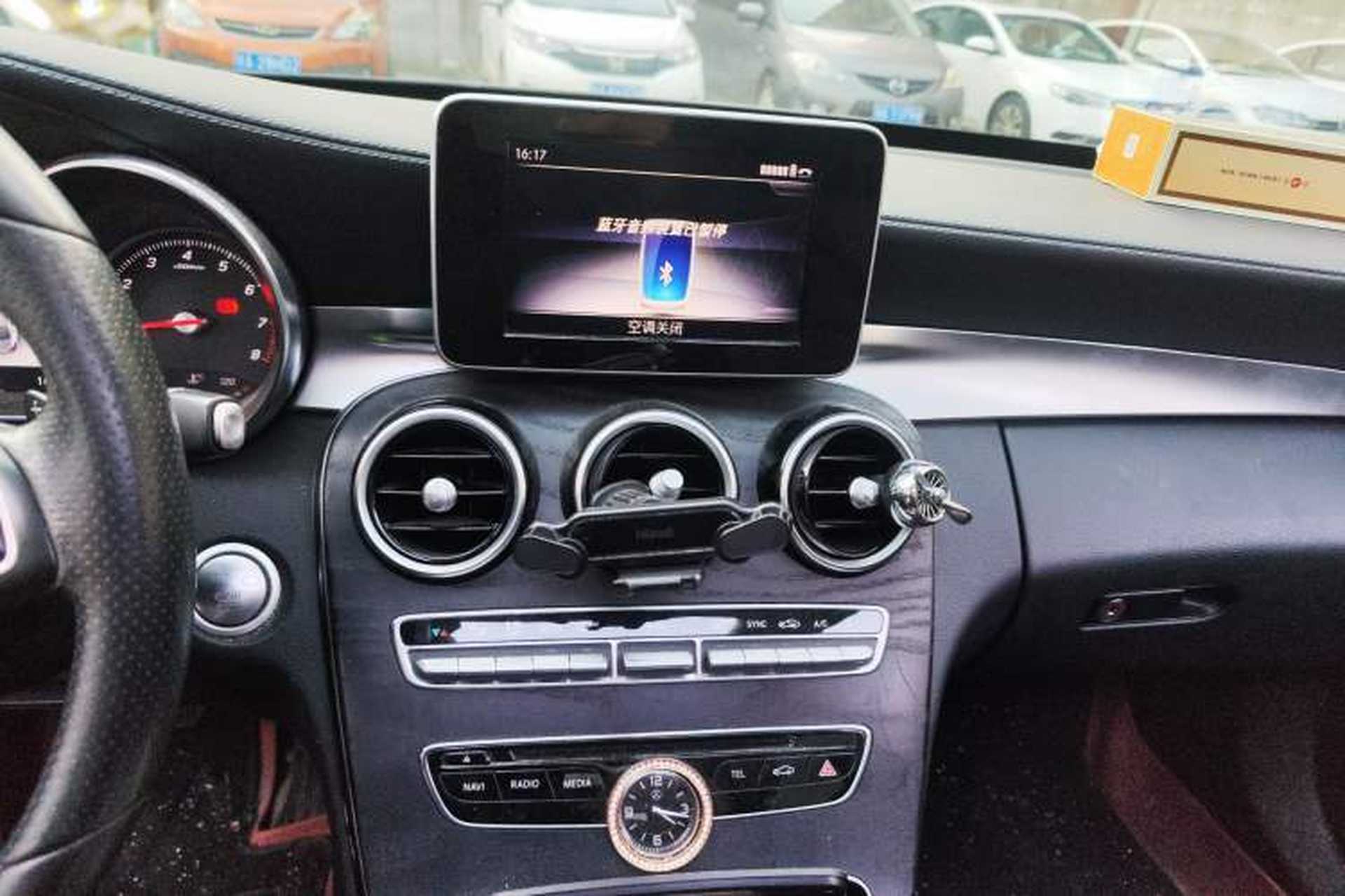 Used Mercedes-Benz C-Class 2017 Facelift C 200 L Sport Edition Audio And AC Panel